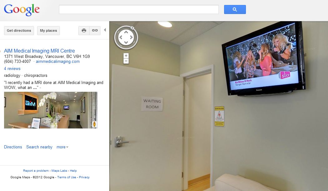 Aim Medical Imaging on Google Places